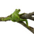 Frog on a Twig Miniature Figurine