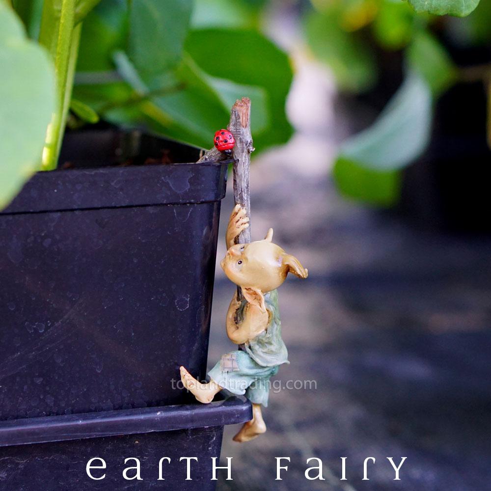 Wild Pixy Fairy Garden Accessories Kit - Miniature House and Figurine Set for in