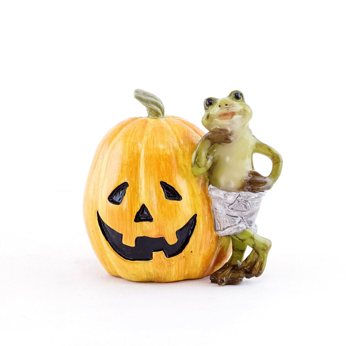 Halloween Frog with Jack o' Lantern | Fairy Garden Animals - Australia ...